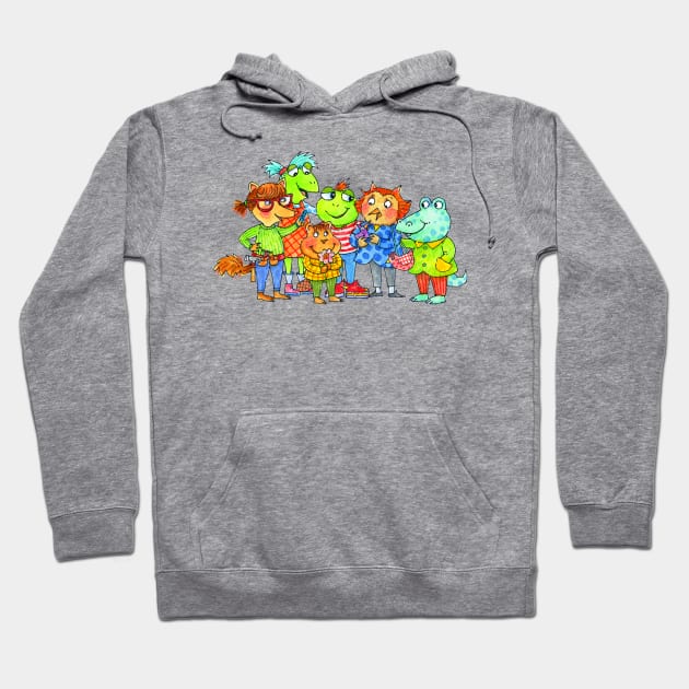 Hop & Friends Hoodie by tolonbrown